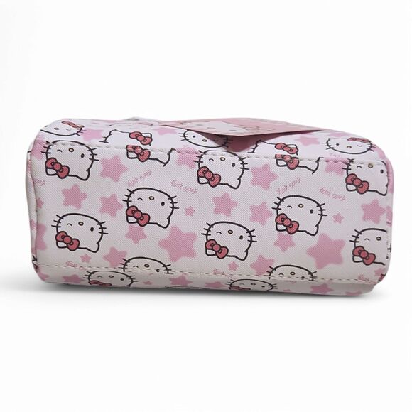 Hello Kitty Mini Purse Shoulder Bag – NWT, Sanrio, Zippered w/ Pink Satin - Picture 4 of 8